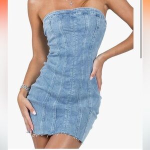 Denim dress